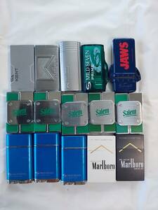 ★有名銘柄ロゴ入り　合計 15個◎Ｍarlboro,　KENT,　MILD SEVEN,　Salem他【ガスライター＆通常ライター】