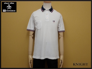  free shipping Grand s Ram polo-shirt *S* Munsingwear wear /USA made / Golf / short sleeves / men's /24*5*4-5