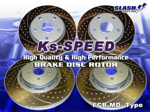 [FCRMD7003+FCRMD7012]■Ks-SPEED■IMPREZA WRX STi■GDB■A～D型■2000/08～2004/05■Brembo/PCD100■Fr326x30mm(逆Venti)■Rr316x20mm