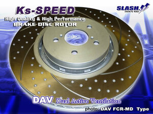 Ks-SPEED ROTOR【Front/MD7027】■SUBARU■IMPREZA■WRX STi(SEDAN)■GC8■Ver.Ⅵ(G型)■1999/9～2000/08■Front 294x24mm■逆Venti■