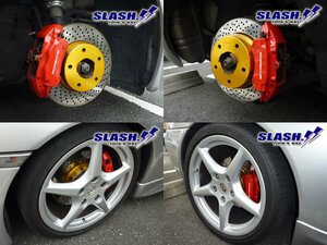 [P1069+P1528]■SLASH■DRESS UP ROTOR COVER■PORSCHE■CAYMAN■2.9■987MA120■2008/11～2012/12■Front318x28mm/Rear299x24mm■