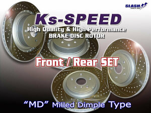 Ks-SPEED ROTOR[MD rom and rear (before and after) set:MD9157+MD9076]#LEXUS#IS350C#GSE21#2009/04~2013/08#Front334x30mm/Rear310x18mm#