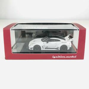 □未使用品□ ignition model イグニッションモデル ミニカー 1/64 LB-シルエットワークス GT ニッサン 35GT-RR マットパールホワイト