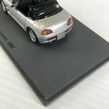 □中古品□ Spark スパーク ミニカー 1/43 スズキ カプチーノ ハーフオープン 1992 シルバー 現状品_画像8