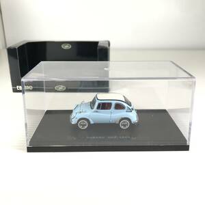 □中古品□ EBBRO エブロ ミニカー 1/43 SUBARU 360 CUSTOM 1963(スカイブルー×ホワイト) 「Oldies」 [43626]