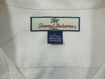 5730/TOMMY BAHAMA 半袖オープンシャツ L 刺繍入りアロハシャツ Cocktail カクテルグラス 人魚mermaid●洗濯プレス済●トミーバハマ古着_画像8