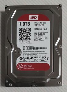 DIGA 1TB増量修理交換用HDD DMR-BRT,BWT,BZT各品番用（未使用、0時間、正常、WD-Red）