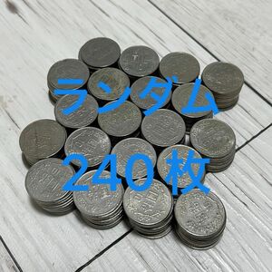 台湾ドル　台湾硬貨　旧10圓硬貨ランダム240枚　中華民国
