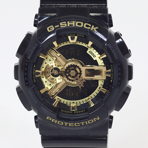 CASIO カシオ メンズ腕時計 G-SHOCK GA-110GB 電波ソーラー 20気圧防水 【中古】Bランク品