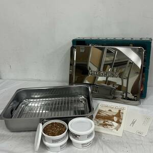 WA039512(053)-504/AK0【名古屋】Camreons Stovetop Smoker　キャメロンズ スモーカー 木くず４種類付