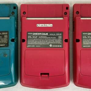 LA019935(054)-316/OT3000【名古屋】Nintendo ニンテンドー GAMEBOY COLOR CGB-001 3点 / ソフト 3点の画像6