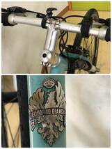 LA037379(053)-307/AM12000【名古屋から家財便また引取り】Bianchi ビアンキ PASSO 自転車（ジャンク品　パーツ取り　部品取りとして）_画像6