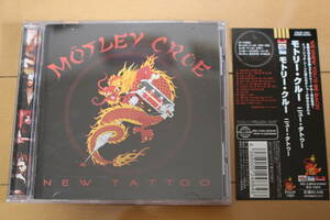 ☆即決！国内盤帯付 MOTLEY CRUE NEW TATTOO 中古CD POCP-7481 モトリー・クルー