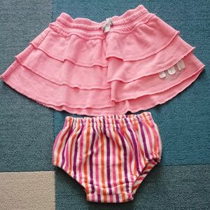 女の子 夏物 洋服 スカート インナーパンツ セット90～95 ㎝ZARA BABY DOLL