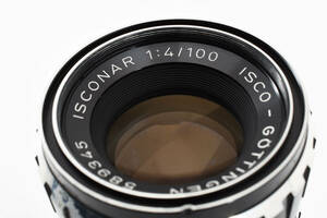 ★ 極上級★ ISCO - GOTTINGEN ISCONAR 100mm F4 EXAKTA エグザクタ マウント #2120451