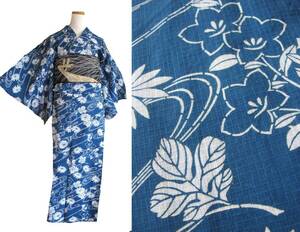  chrysanthemum ... on goods . water cotton Kobai yukata 