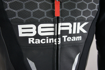 MFJ公認モデル 新規格対応 BERIK ベリック ハイグレード レーシングスーツ 329 BLACK 54サイズ 2XL相当 展示品 美品_画像7