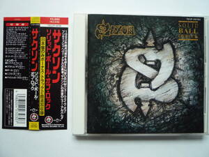 SAXON　サクソン　SOLID BALL OF ROCK　帯付　NWOBHM　メロハー　テイチク　旧規格　廃盤