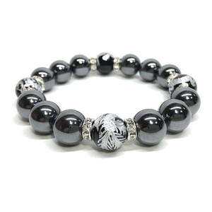  four god . silver carving onyx ×hema tight 12mm Power Stone bracele natural stone blue dragon white ....... rise better fortune luck with money amulet four god corresponding S