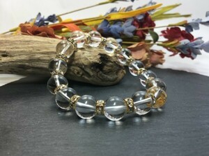  Power Stone bracele crystal 12mm natural stone breath Gold better fortune .. beads breath men's man 