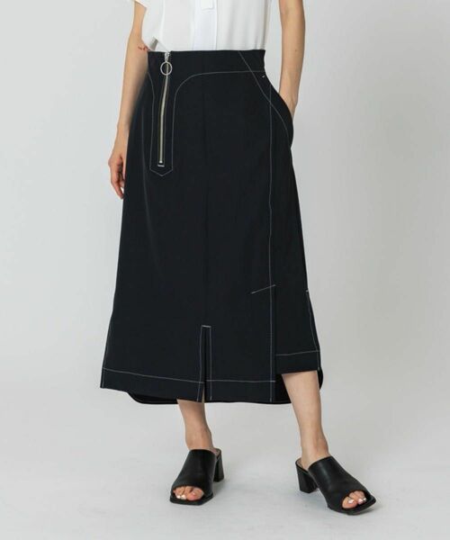 UNITED TOKYOクリスピーアシメタイトスカート