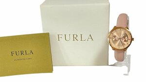 箱付き未使用●フルラ FURLA●4251102511-61016●レディース腕時計●ピンクゴールド×ピンクベージュ クオーツ デイト レディース