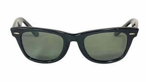 1 иен * редкий USA производства * RayBan * солнцезащитные очки * Wayfarer B&L5022* черный × черный чёрный Logo Vintage 