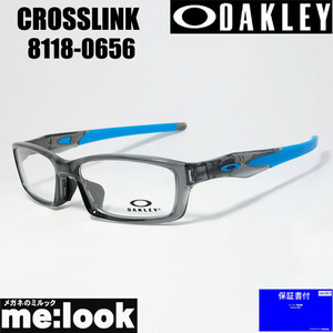 OAKLEY オークリー OX8118-0656 眼鏡 メガネ フレーム CROSSLINK クロスリンク 度付可 グレイスモーク スカイブルー OX8029