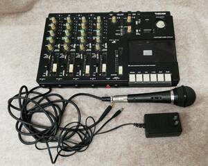 [ junk ] TASCAM Tascam multitrack recorder PORTASTUDIO 414 MKⅡ cassette recorder TEAC Mike attaching 34-213