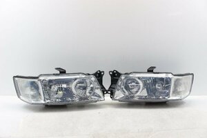 美品　シャリオグランディス　N84W　N94W　ヘッドライト　左右　コイト　100-87474　キセノン　HID　レべ付　320041-320042