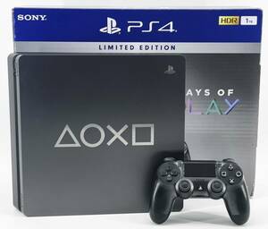 1円スタート 中古ゲーム機 Playstation4 Days of Play Limited Edition 1TB CUH-2200BBZR プレステ PS4