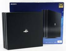 1円スタート 中古ゲーム機 PlayStation4 Pro 1TB CUH-7100BB01 ジェット・ブラック プレステ PS4 プレイステーション_画像1