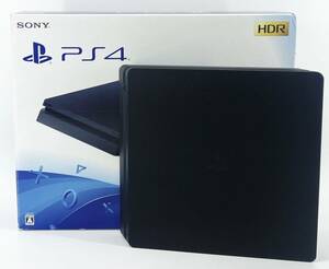 1 jpy start used game machine Playstation4 500GB CUH-2100AB01 jet * black PlayStation PS4 PlayStation 