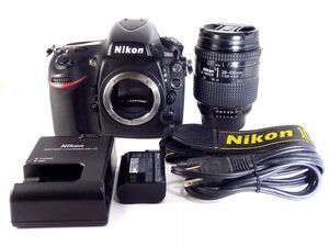 送料無料! Nikon D800 ボディ +AF Nikkor 28-105mm f/3.5-4.5D レンズ 完動 美品 人気 ニコン デジタル 一眼レフ カメラ FX Digital Camera