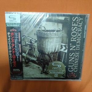 新品未開封 国内盤 GUNS N' ROSES ガンズ・アンド・ローゼズ 「CHINESE DEMOCRACY チャイニーズ・デモクラシー」 SHM-CD