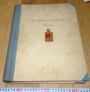 rarebookkyoto　1ｆ28　Norway　Borregaard 華寶洋行　印刷見本帳　　　1949年頃作　香港　　名古屋　京都　上海　