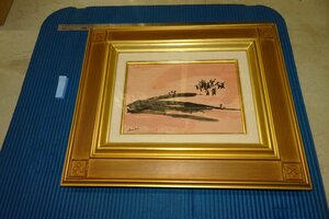 rarebookkyoto F6B-643　李朝朝鮮　QUAC　INSIK・郭仁植　肉筆油画/初春　　1968年　写真が歴史である