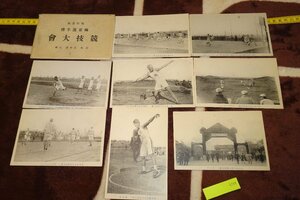 Art hand Auction rarebookkyoto h749 戦前 男性美的極東選手権競技大会 写真絵葉書･明信片 8枚 東京 1917年 名人 名作 名品, 絵画, 日本画, 花鳥, 鳥獣