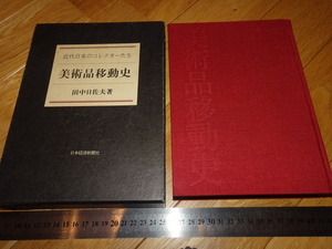 Rarebookkyoto　2F-A316　美術品移動史　田中日佐夫　日本経済新聞　1981年頃　名人　名作　名品