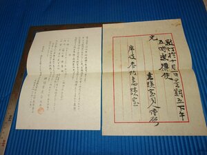 Rarebookkyoto　F3B-261　西川寧　藝術院賞　祝賀会案内　二枚　　　金山鋳斎旧蔵　1955年頃　名人　名作　名