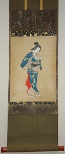 rarebookkyoto　YU-189　　作者不詳・　風俗美人画・紙本設色　　1850年頃作　京都古物