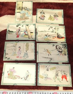 Art hand Auction Rarebookkyoto m738 تاريخ منشوريا بطاقة بريدية على طراز كابوكي 191 جزيرة الرأي في طوكيو شينجينغ داليان الصين, تلوين, اللوحة اليابانية, الزهور والطيور, الحياة البرية
