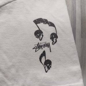 ★USED STUSSY 【Tシャツ】 メンズ サイズM ホワイト ステューシーの画像6