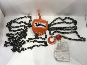  Zojirushi chain block K-2 ELEPHANT CHAIN BLOCK Elephant chain 1t Chain T-6.3 chain tool manual attaching present condition goods AE081100P