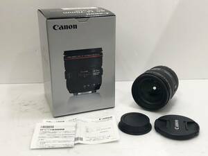 Canon Canon ZOOM LENS EF 24-70mm F4 L IS USM single‐lens reflex camera lens instructions / box attaching operation verification settled present condition goods AE155060