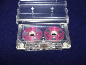 TEAC open manner. cassette tape SOUND52 red color used 