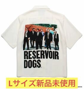 新品 希少 ワコマリア シャツ レザボアドッグス アロハ シャツ ハワイアン コラボ Lサイズ 白 RESERVOIR DOGS HAWAIIAN SHIRT ホワイト