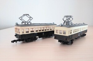 【ジャンク品】トミーテック鉄道コレクション第1弾 上田丸子電鉄モハ4225 モハ2321　２台セット