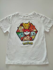 ポケモン Tシャツ ホワイト　130