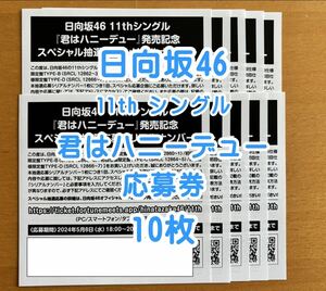 ◆ 日向坂46 11th 君はハニーデュー 応募券 シリアル 10枚 通知＆現物発送 ◆ おすすめ